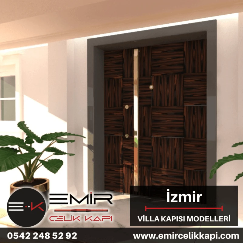 İzmir Villa Kapısı Modelleri Fiyatları Villa Giriş Kapısı Kompozit Villa Dış Kapıları Entrance Doors Haustüren Steeldoors Seyfqapilar