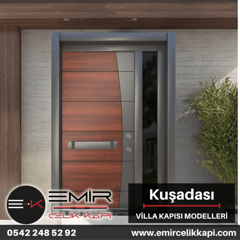 Kuşadası Villa Kapısı Modelleri Fiyatları Villa Giriş Kapısı Kompozit Villa Dış Kapıları Entrance Doors Haustüren Steeldoors Seyfqapilar