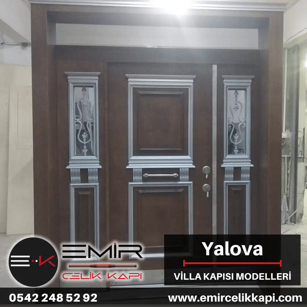 Yalova Villa Kapısı 7 Yalova Villa Kapısı Modelleri Fiyatları Villa Giriş Kapısı Kompozit Villa Dış Kapıları Entrance Doors Haustüren Steeldoors Seyfqapilar