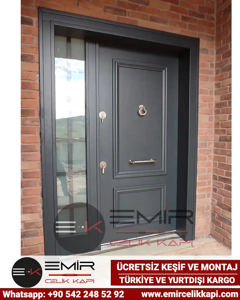 Villa Dış Kapı Modelleri 551 - Emir Çelik Kapı