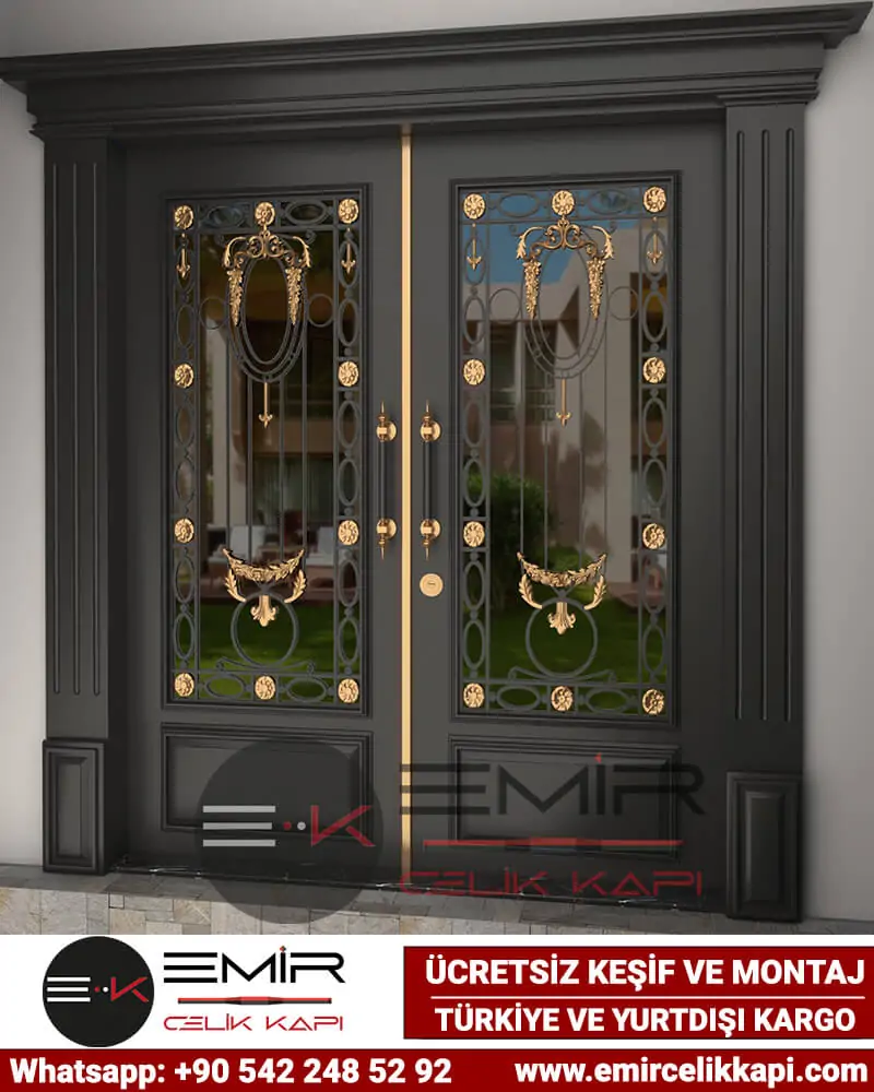 Ferforje Villa Giriş Kapısı Modelleri İstanbul Villa Kapısı Bodrum Villa Kapıları