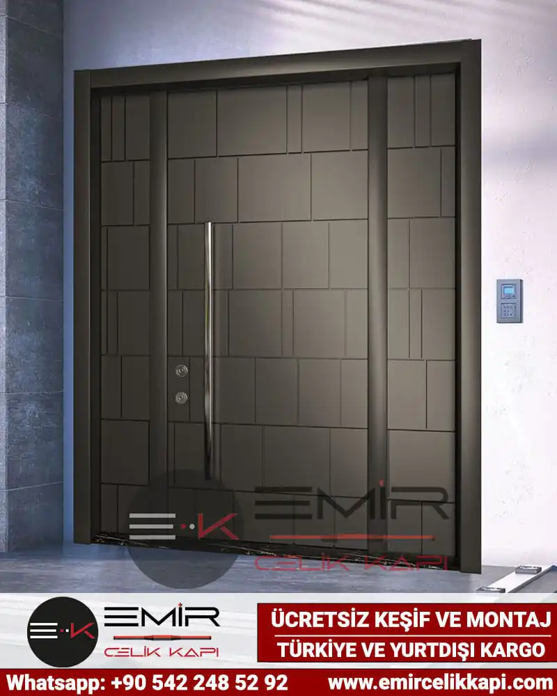 Kompozit Kompakt Kaplama Camlı Villa Kapısı 590 1 Kompozit Kompakt Kaplama Camlı Villa Kapısı 590