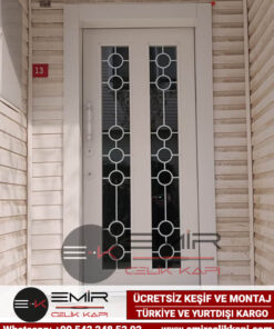 Beyaz Camlı Çelik Kapı Modelleri Çelik Kapı Fiyatları