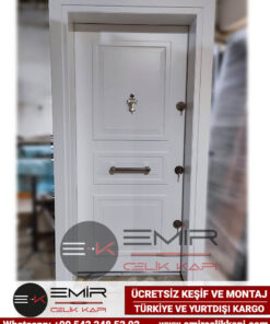 Beyaz Çelik Kapı Modelleri Çelik Kapı Fiyatları (2)