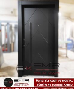 Siyah Çelik Kapı Modelleri Çelik Kapı Fiyatları (2)