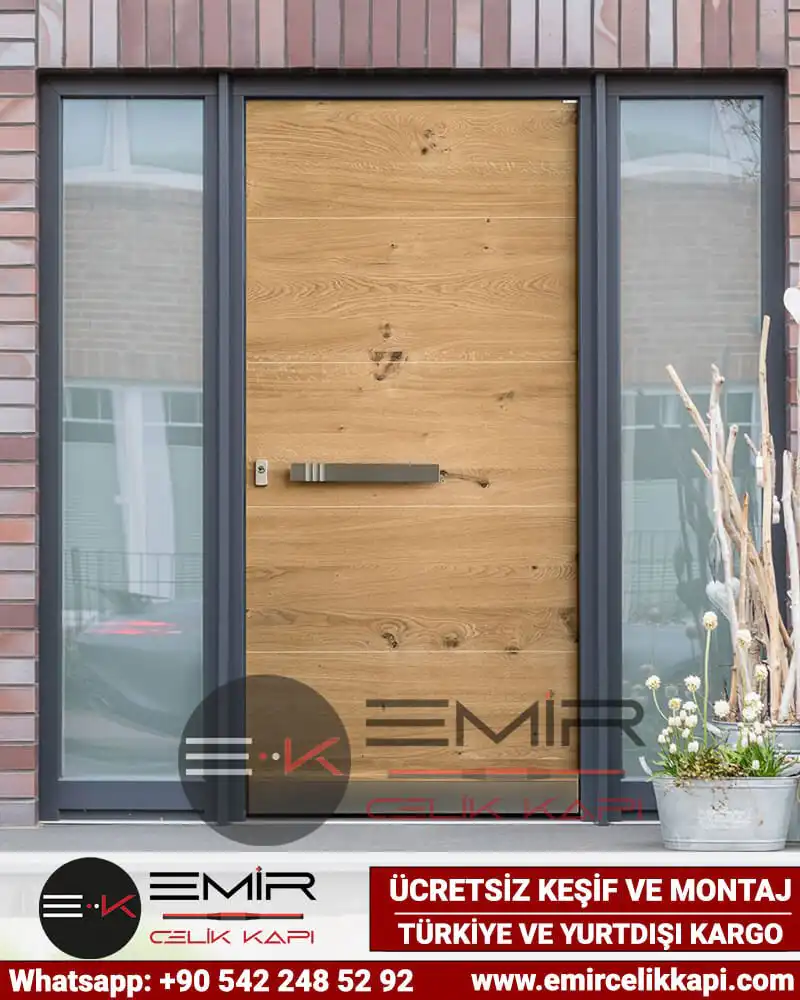 Villa Kapısı Modelleri Fiyatları 609 1 Villa Kapısı Modelleri Fiyatları 609 - Modern Kompozit Villa Kapısı