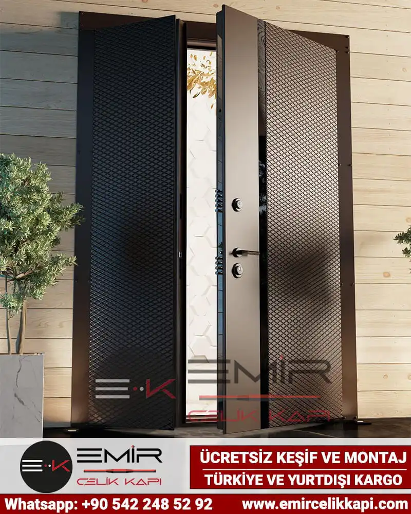 Villa Kapısı Modelleri Fiyatları 1029 - Emir Çelik Kapı