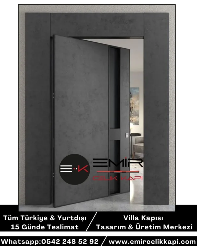 Maltepe-Mustakil-Ev-Giris-Kapisi-Emir-Celik-Kapi-Villa-Kapisi