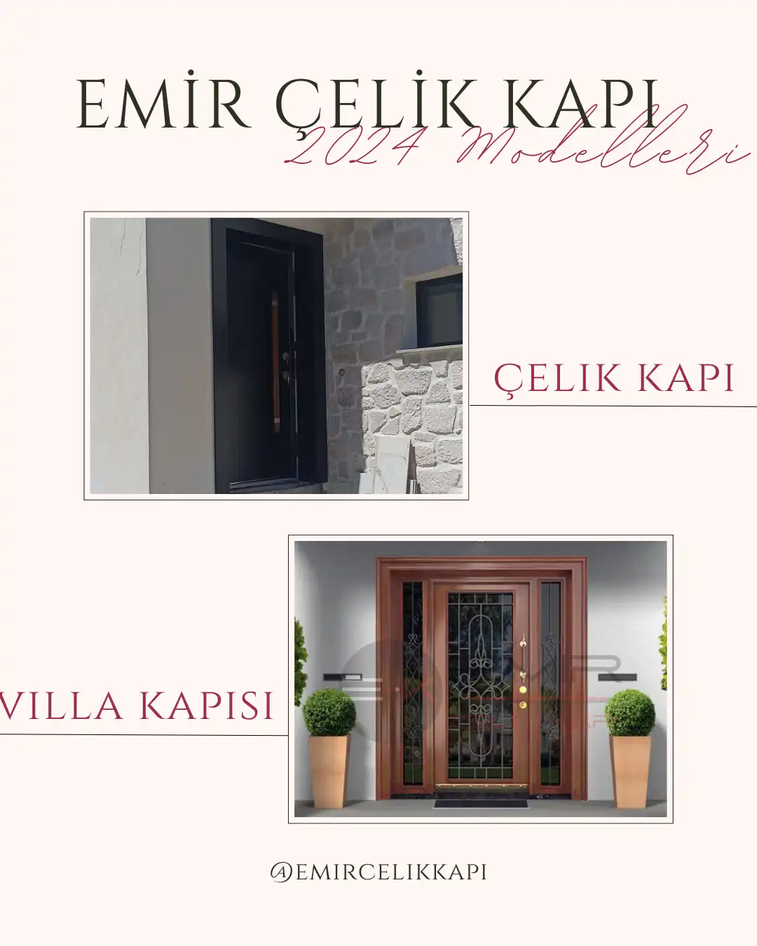 Modern Tasarımlarla Çelik Kapılar: Estetik Ve Güvenliğin Birleşimi 1 Güvenli Villa Kapısı (31)