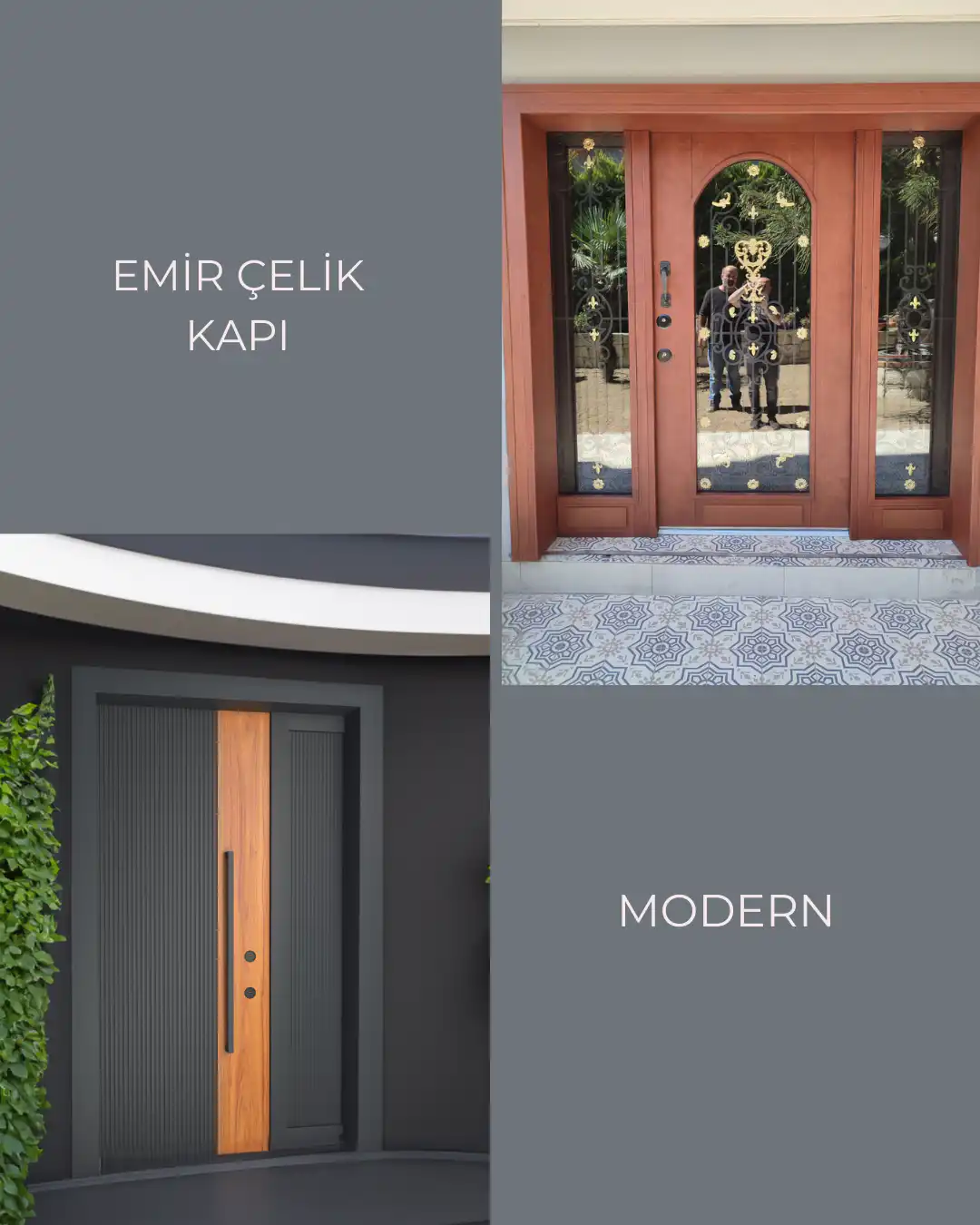 Çelik Kapıların Montaj Süreci: Bilmeniz Gereken Her Şey 1 Güvenli Villa Kapısı (50)
