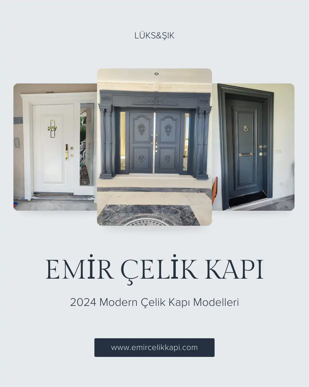 Konut Güvenliği İçin En İyi Çelik Kapı Modelleri 3 Güvenli Villa Kapısı (59)