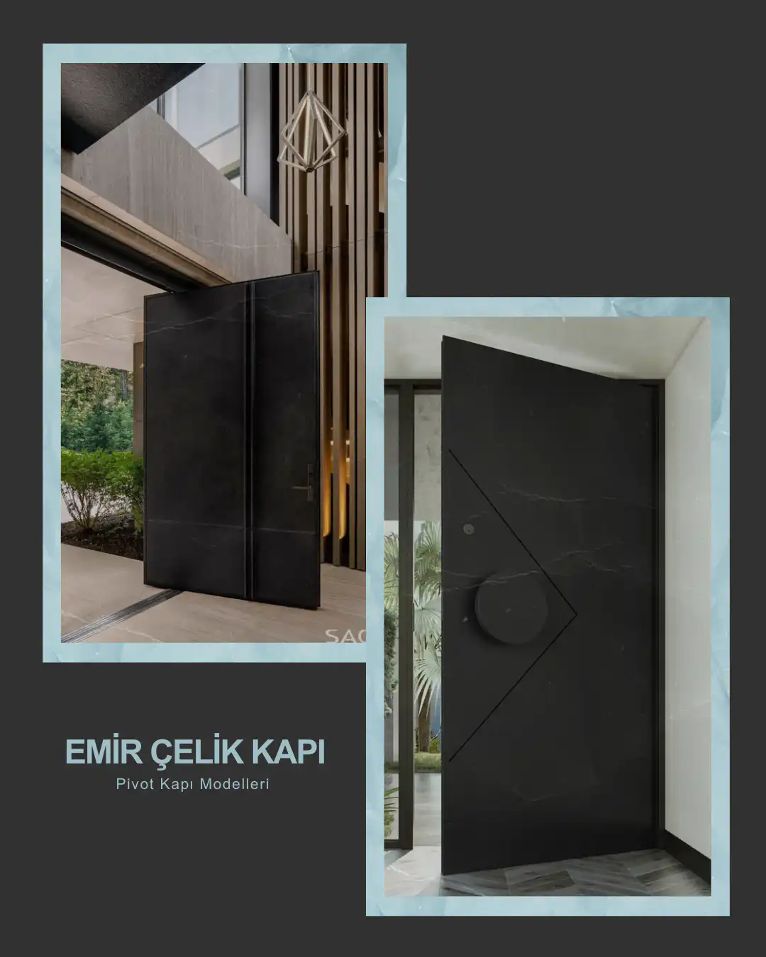 Pivot Kapıların Avantajları: Geleneksel Kapılardan Farkları 3 Güvenli Villa Kapısı (68)