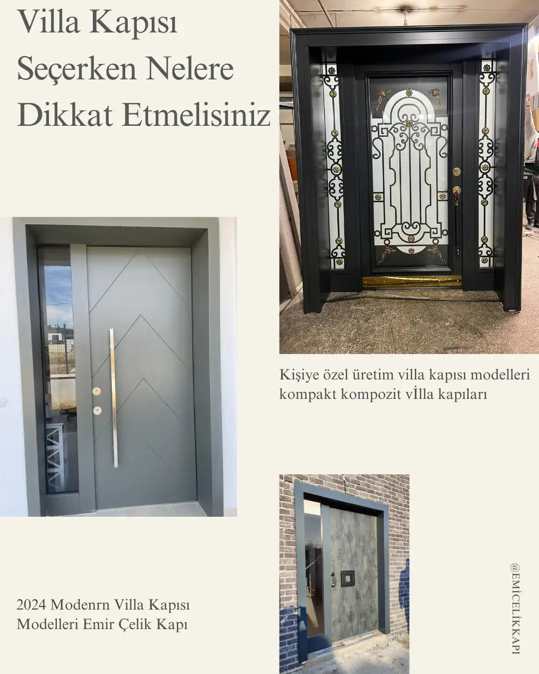 Villa Kapıları İçin Özel Ölçü Üretim Süreci 3 Güvenli Villa Kapısı (9)