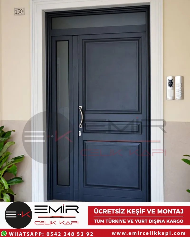 Antrasit-Gri-Villa-Kapisi-Camli-Emir Kopyası