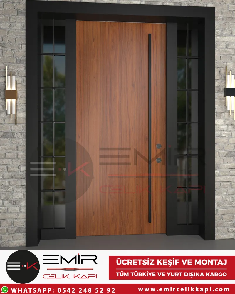 Siyah-Mese-Villa-Kapisi-Kompozit-Emir-Celik-Kapi