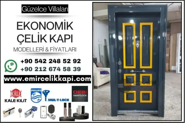 Güzelce Villaları-Ucuz-Celik-Kapi-Modelleri-Ekonomik-Celik-Kapi-Fiyatlari-2025-Emir-Celik-Kapi