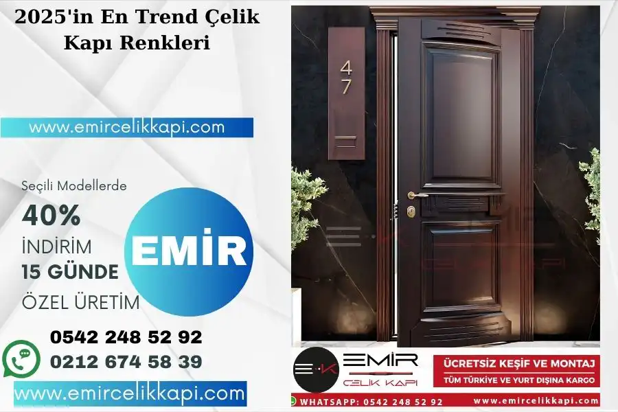 2025'In En Trend Çelik Kapı Renkleri 1 1 1