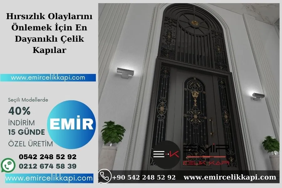 Hırsızlık Olaylarını Önlemek İçin En Dayanıklı Çelik Kapılar 1 109