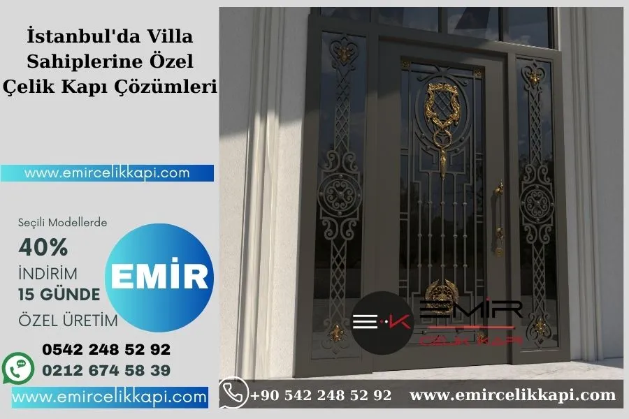 İstanbul'Da Villa Sahiplerine Özel Çelik Kapı Çözümleri 1 122