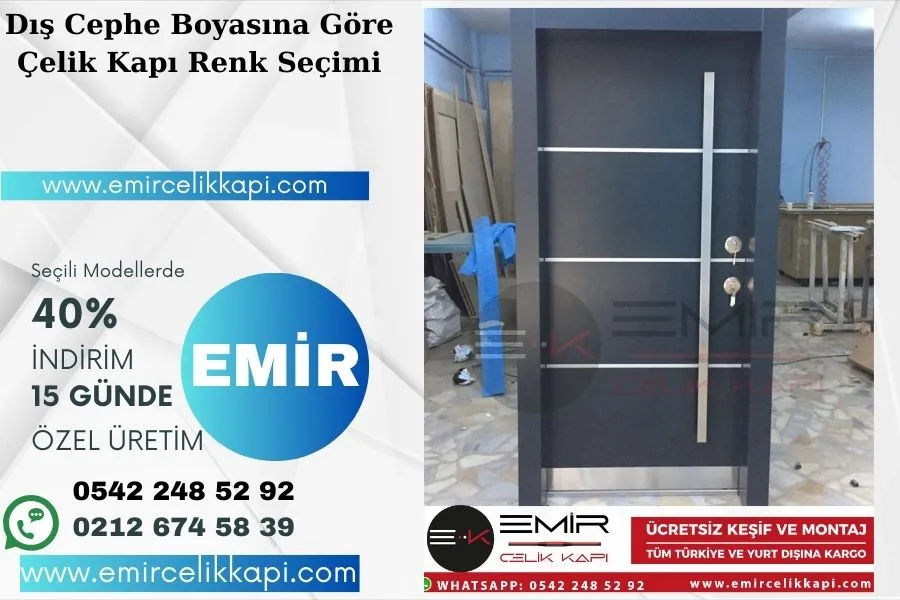 Dış Cephe Boyasına Göre Çelik Kapı Renk Seçimi 1 14 1