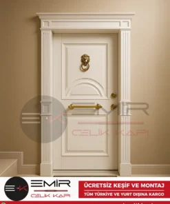 Apollo-Beyaz-Klasik-Celik-Kapi