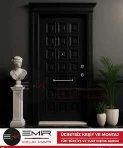 Chess-Siyah-Black-Celik-Kapi