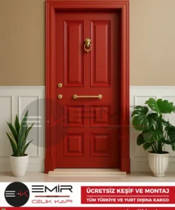 Helios-Kirmizi-Klasik-Celik-Kapi-Modelleri