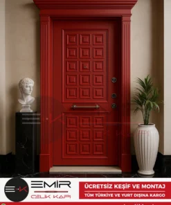Hestia-Bordo-Kirmizi-Celik-Kapi-Modelleri-Fiyatlari