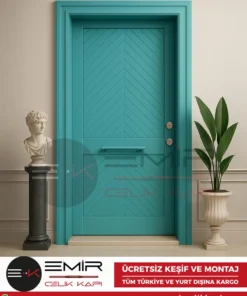 Mercan-Turkuaz-Celik-Kapi