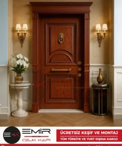 Niky-Klasik-Ceviz-Gold-Celik-Kapi