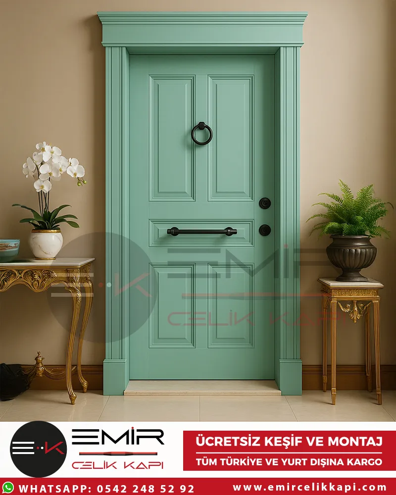 Poseidon-Acik-Yesil-Celik-Kapi-Modelleri