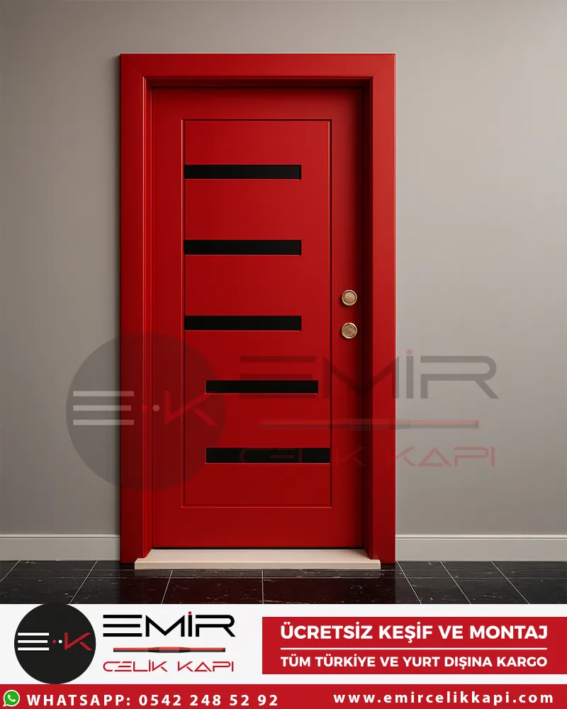 Themis-Lake-Kirmizi-Celik-Kapi