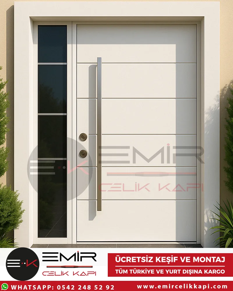 Arsenal-Beyaz-Villa-Kapisi-Celik-Dis-Kapi