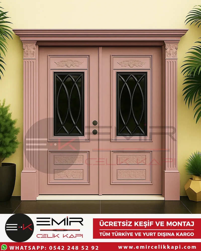 Bio-Pink-Villa-Kapisi-Celik-Kapi