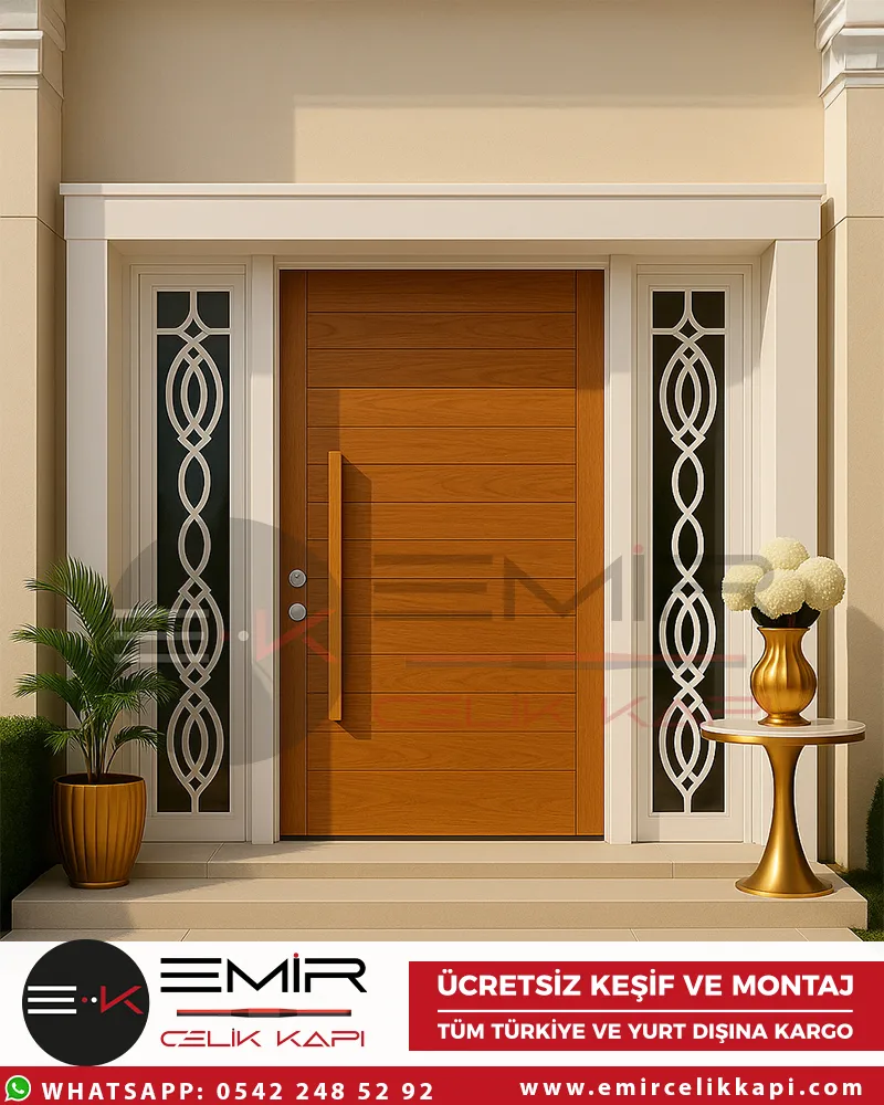 Macellan-Ahsap-Villa-Kapisi-Celik-Kapi-Dis-Kapi