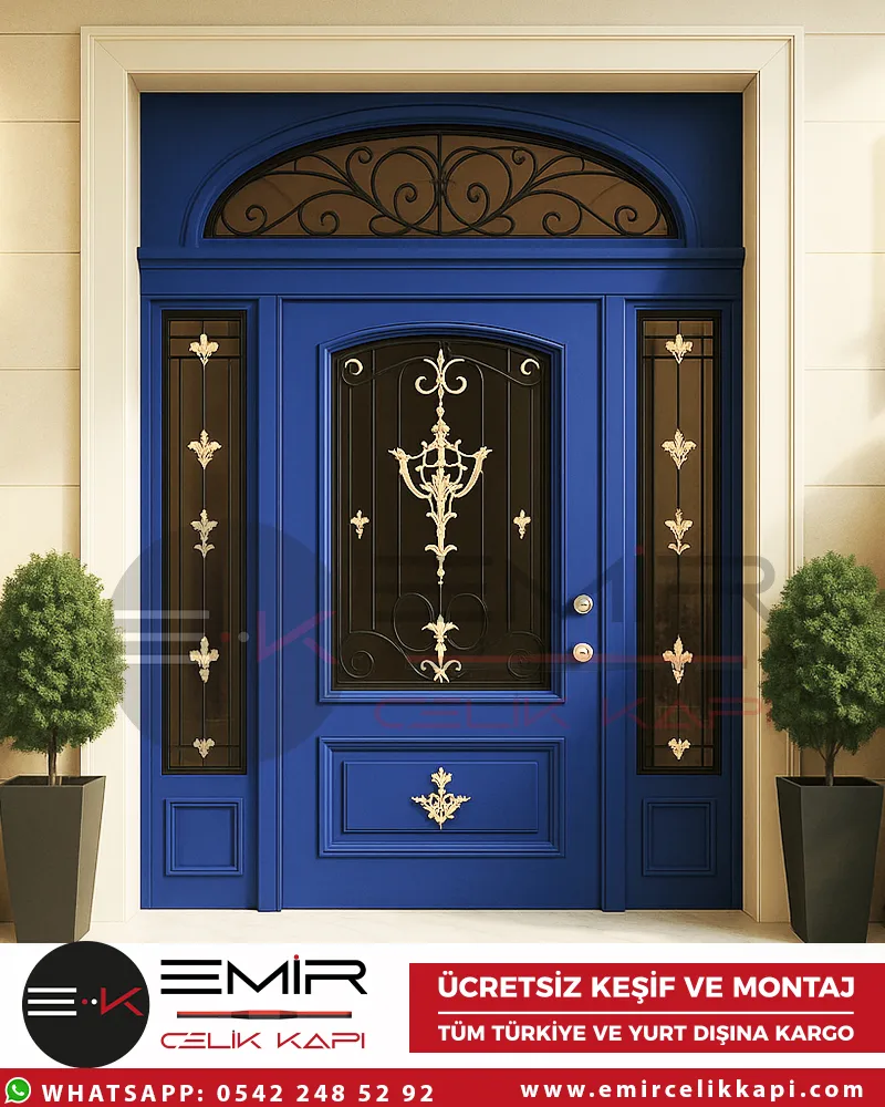 Pedri-Mavi-Villa-Kapisi-Ferforje-Celik-Kapi