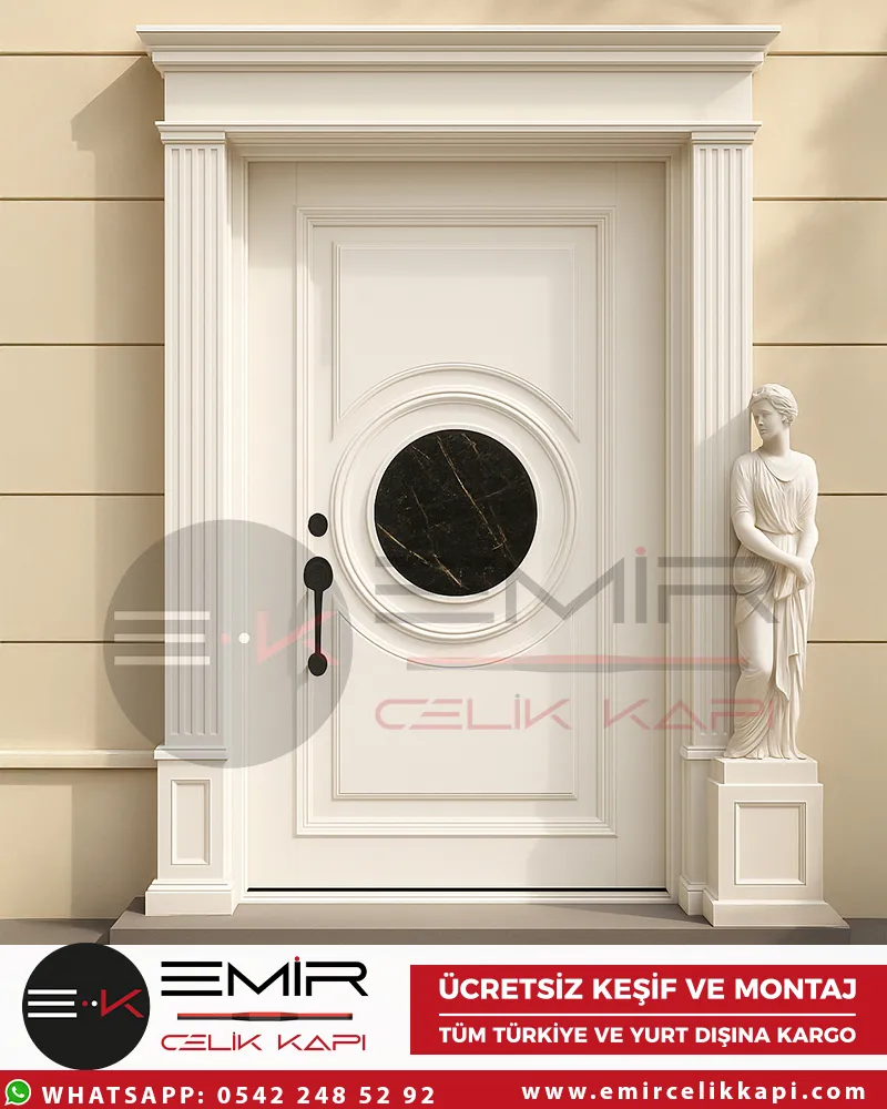 Yalikavak-Beyaz-Villa-Kapisi-Celik-Kapi