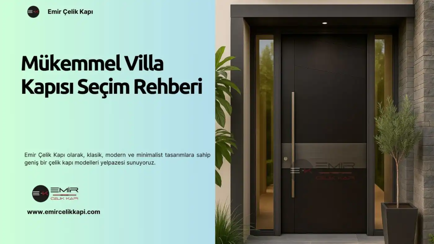Mükemmel Villa Kapısı Seçim Rehberi