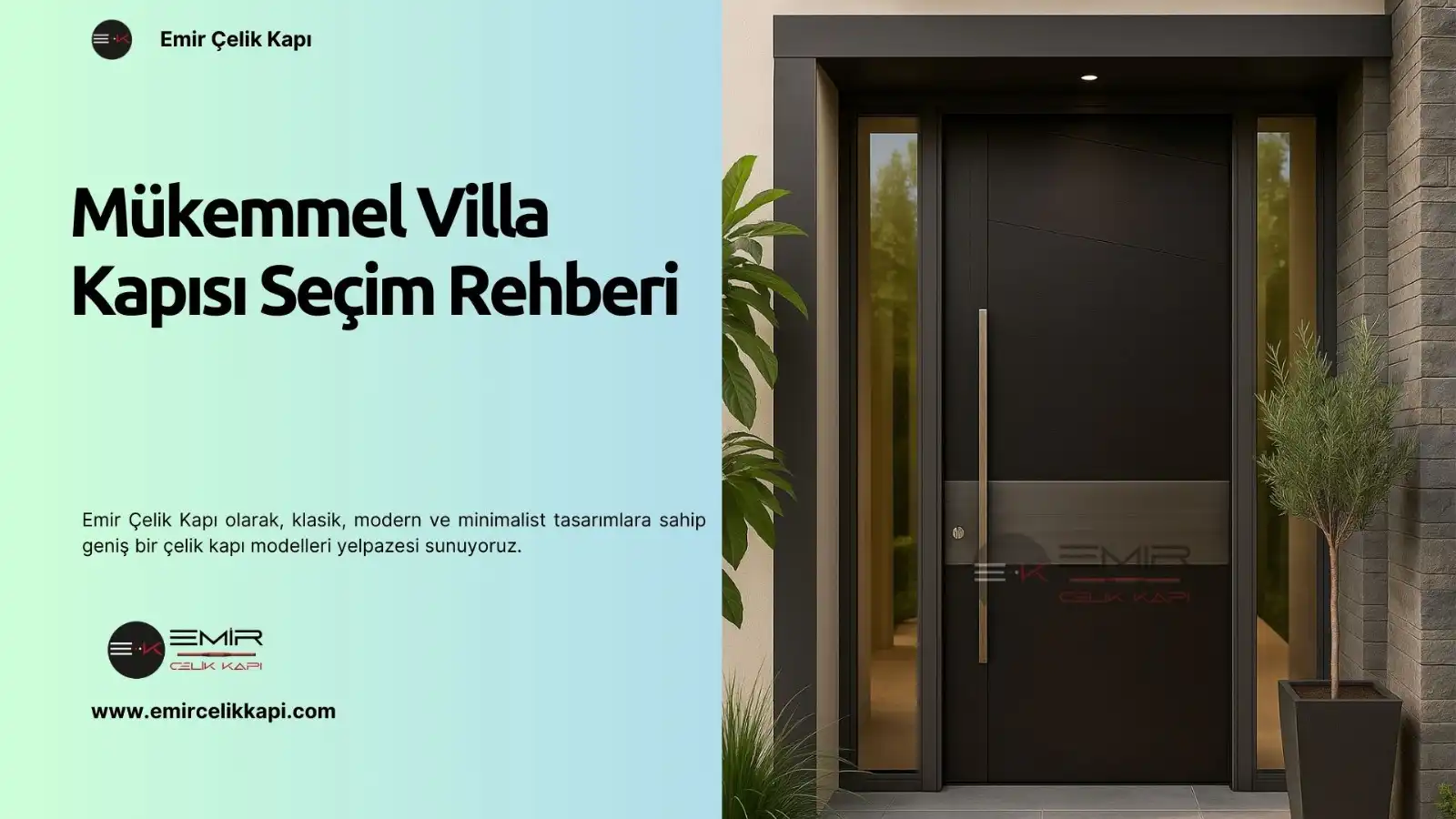 Mükemmel Villa Kapısı Seçim Rehberi 4 Mükemmel Villa Kapısı Seçim Rehberi