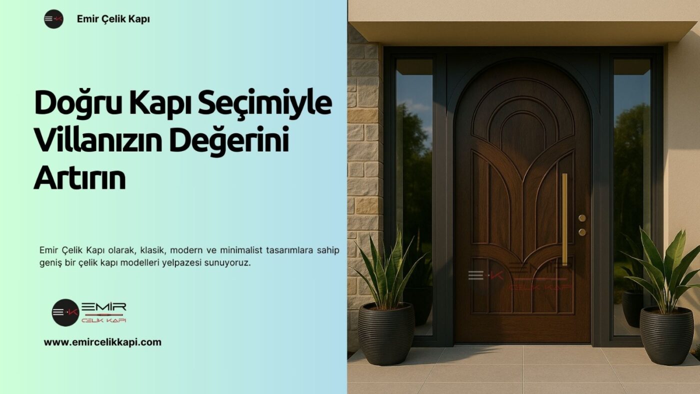 Doğru Kapı Seçimiyle Villanızın Değerini Artırın