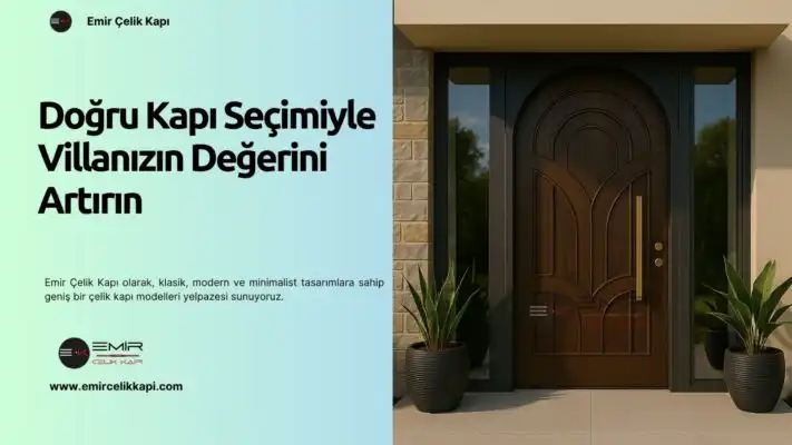 Doğru Kapı Seçimiyle Villanızın Değerini Artırın