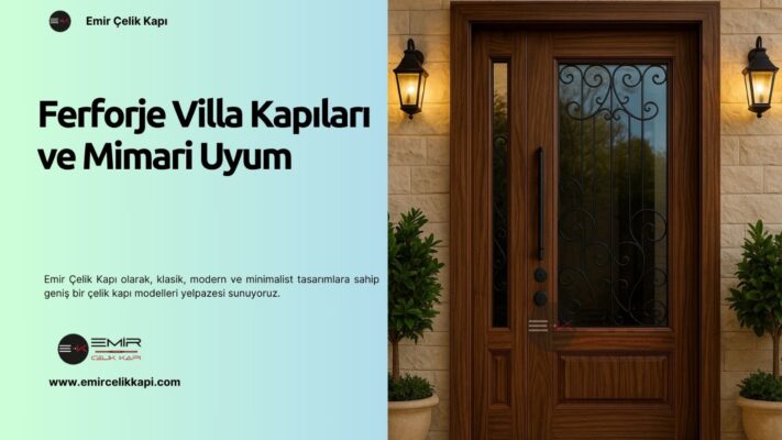 Ferforje Villa Kapıları Ve Mimari Uyum