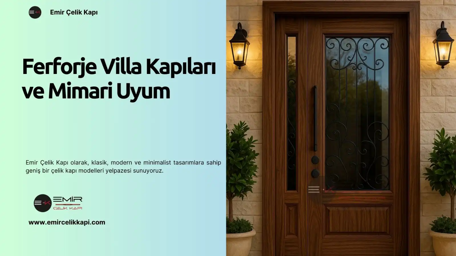 Ferforje Villa Kapıları Ve Mimari Uyum 1 Ferforje Villa Kapıları Ve Mimari Uyum