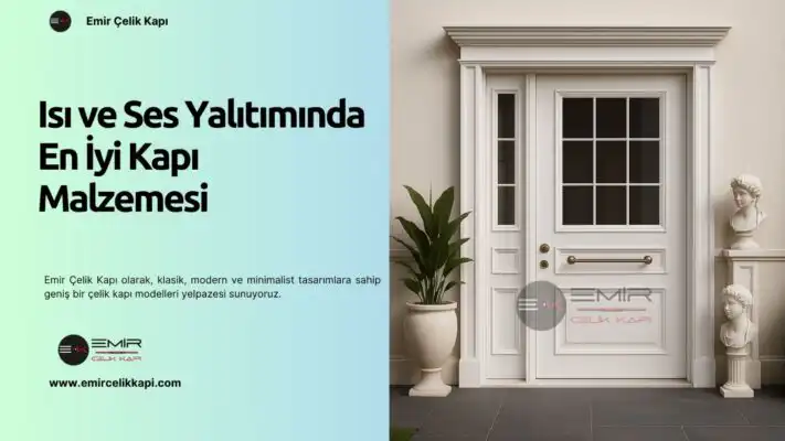 Isı Ve Ses Yalıtımında En İyi Kapı Malzemesi