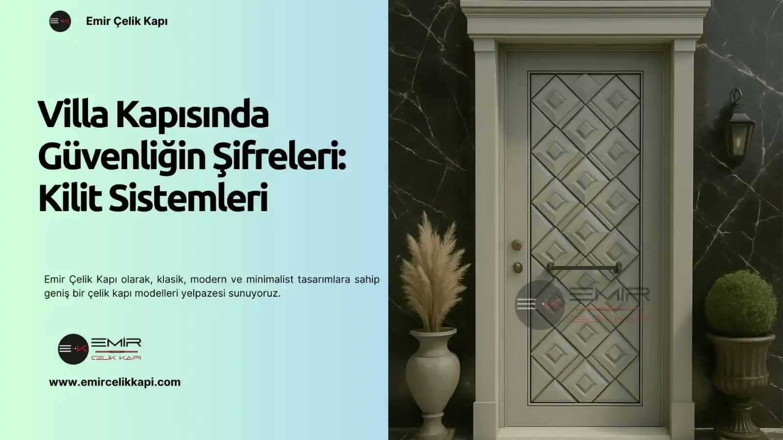 Villa Kapısı Kilit Sistemleri: Güvenliğin Şifreleri 2 Villa Kapısında Güvenliğin Şifreleri: Kilit Sistemleri