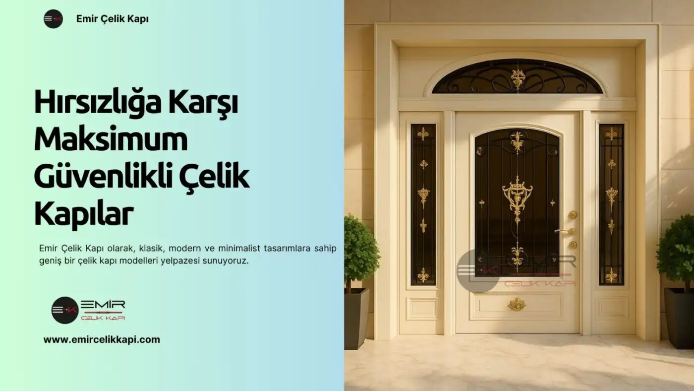 Hırsızlığa Karşı Maksimum Güvenlikli Çelik Kapılar Hırsızlığa Karşı Maksimum Güvenlikli Çelik Kapılar