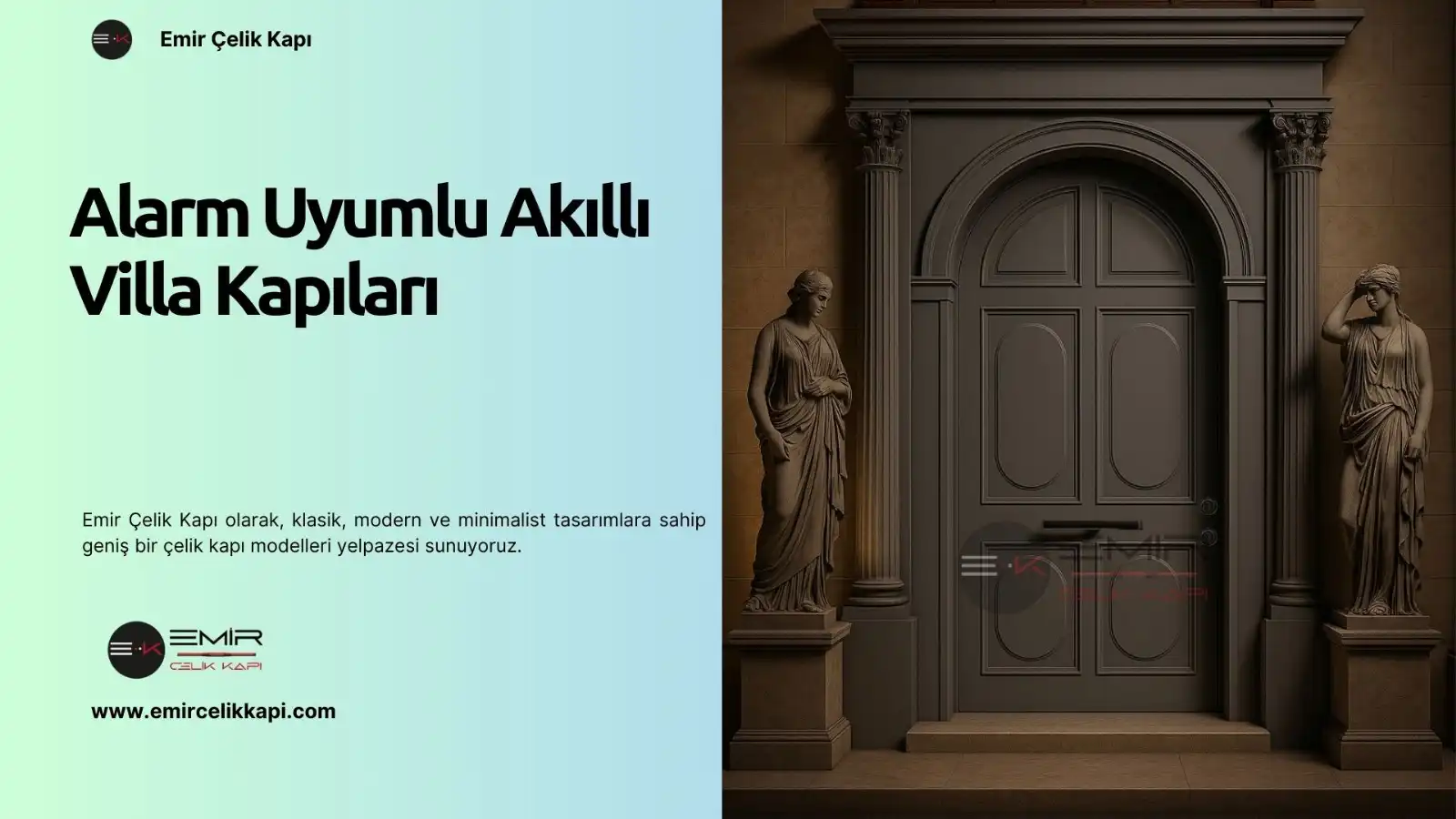 Alarm Uyumlu Akıllı Villa Kapıları