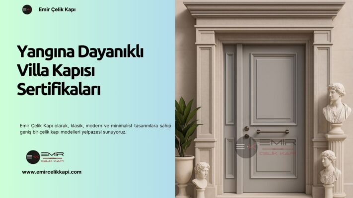 Yangına Dayanıklı Villa Kapısı Sertifikaları