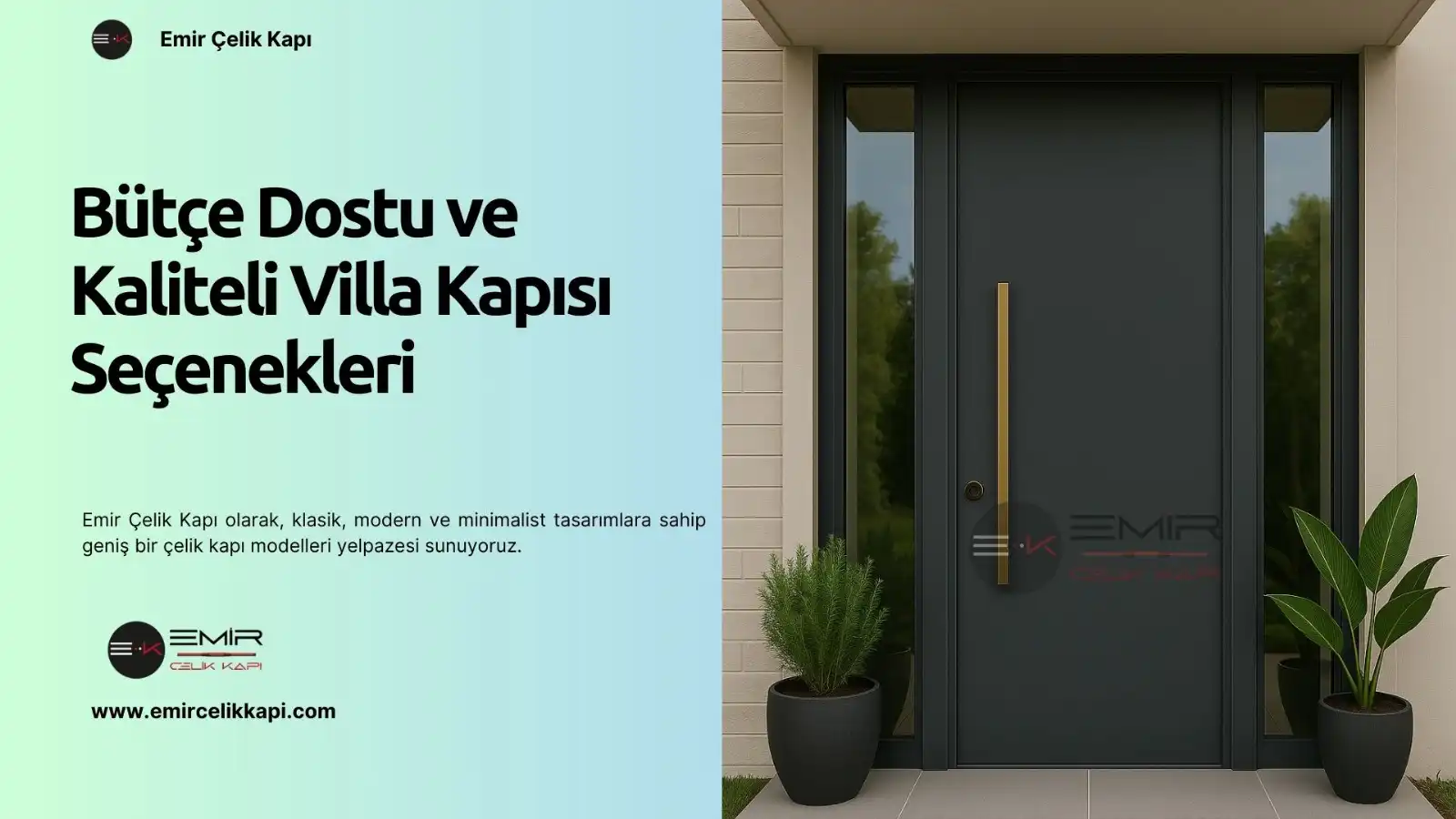 Bütçe Dostu Ve Kaliteli Villa Kapısı Nasıl Seçilir? 3 Bütçe Dostu Ve Kaliteli Villa Kapısı Seçenekleri