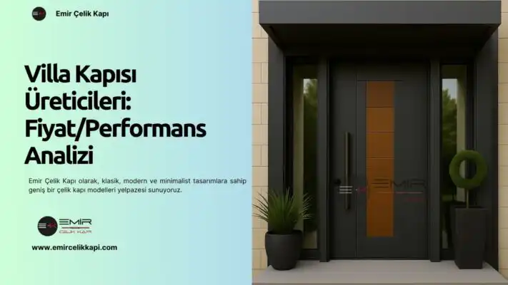 Villa Kapısı Üreticileri: Fiyat/Performans Analizi